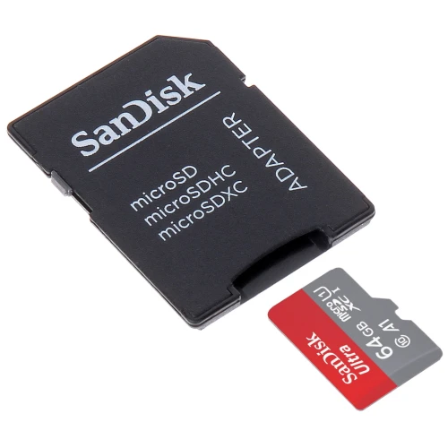 Karta pamięci SD-MICRO-10/64-SAND UHS-I, SDXC 64GB Sandisk