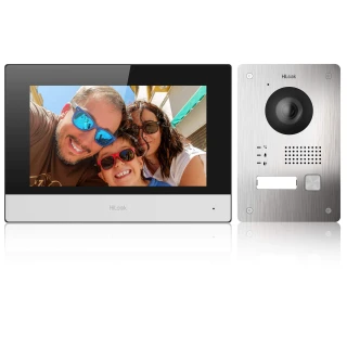 Wideodomofon HD-VIS-02, 2-żyłowy, Full HD, 144st, Pamięć, WiFi, Aplikacja HiLook by Hikvision