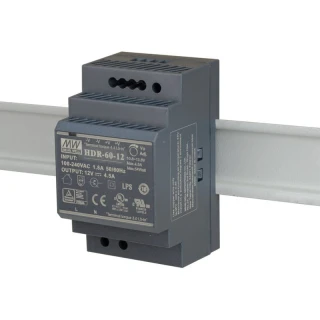 Zasilacz na szynę DIN 12VDC/4,5A HDR-60-12
